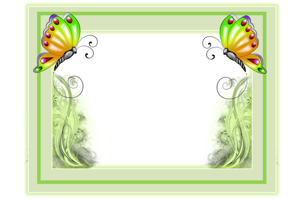 Рамка "бабочка"