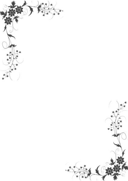 Украшения для листа а4