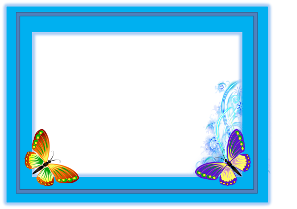 Фоторамка с бабочками