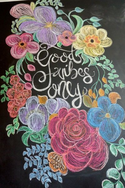 Детские рисунки мелом