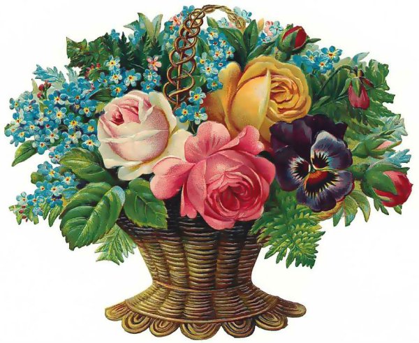 Винтажные букеты цветов