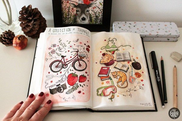 Идеи для рисунков в скетчбуке