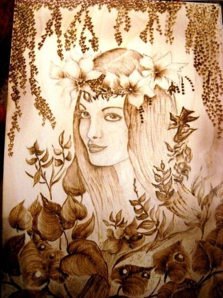 Сложное Выжигание по дереву