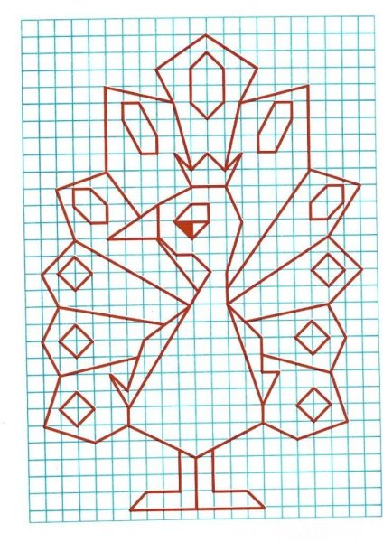 Рисунки по клеточкам