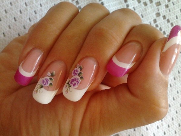 Красивый французский маникюр