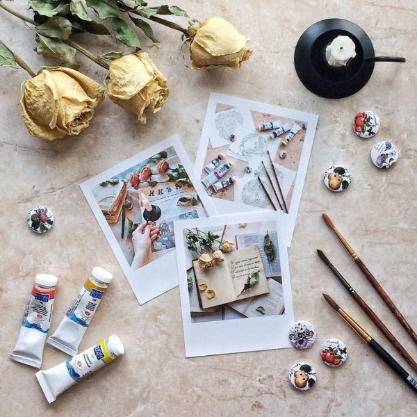 Композиция предметов на столе