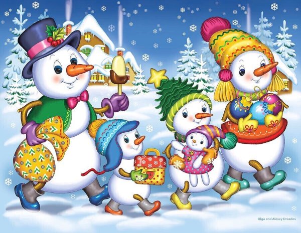 Новогодние персонажи