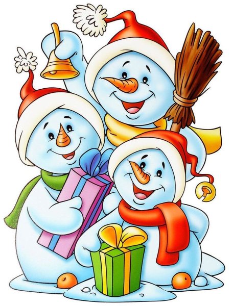 Рисование на тему новый год