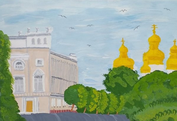 Ротонда Оренбург рисунок