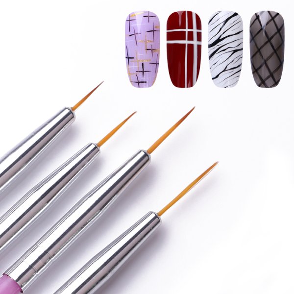 Тонкая кисть для гель лака