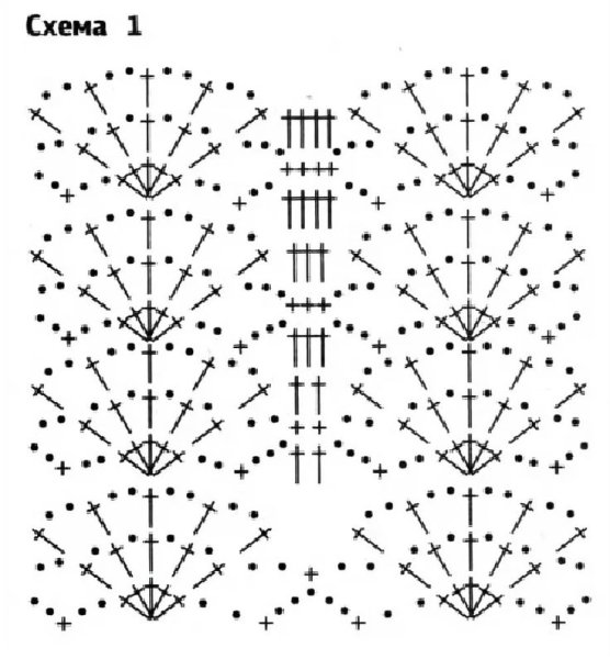 Схемы вязания крючком юбок для девочек несложные