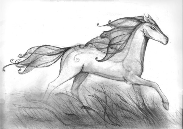 Лошадь рисунок