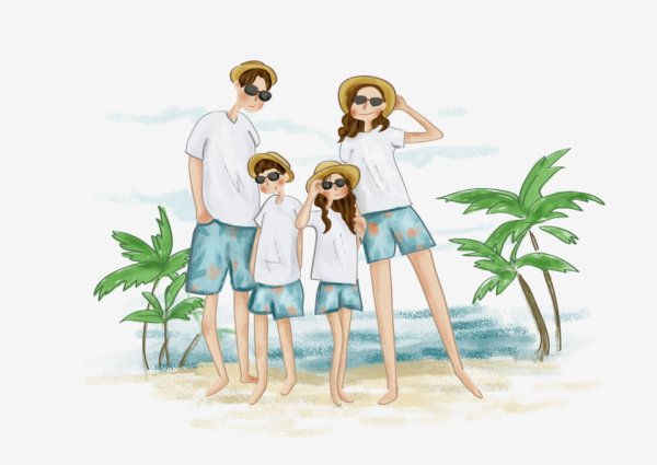 Картина счастливая семья