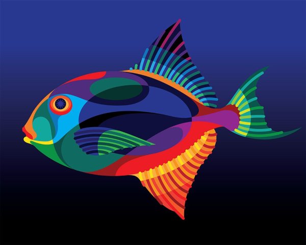 Яркие тропические рыбки