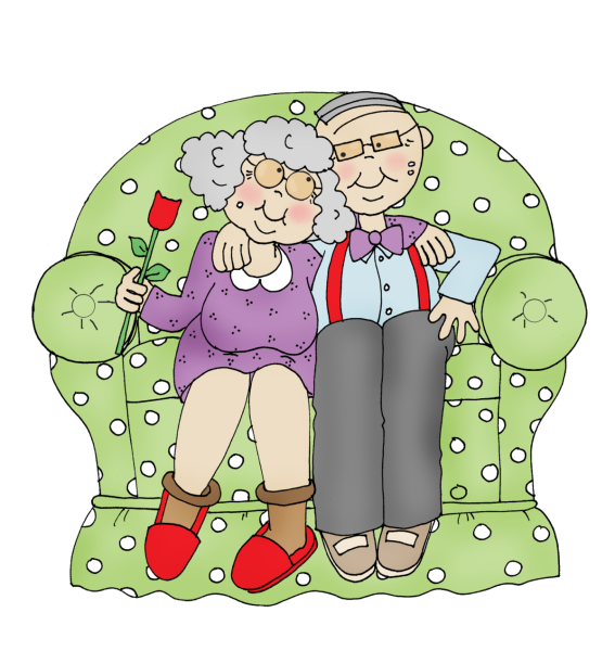 Портрет бабушки и дедушки