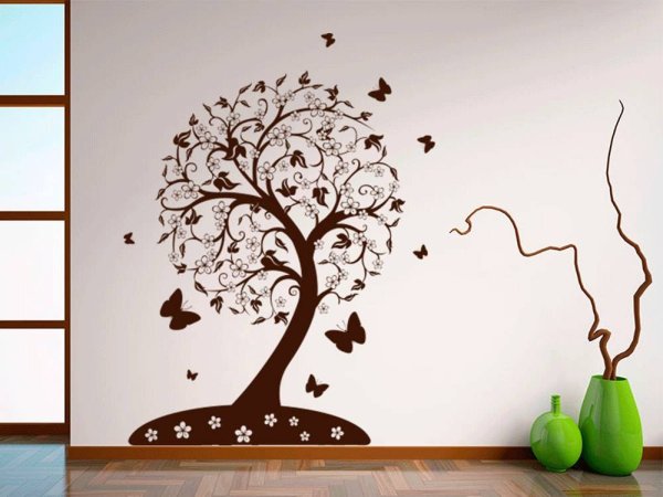 Дерево на стене своими руками