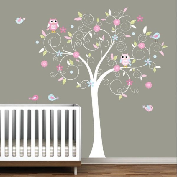 Нарисовать дерево на стене