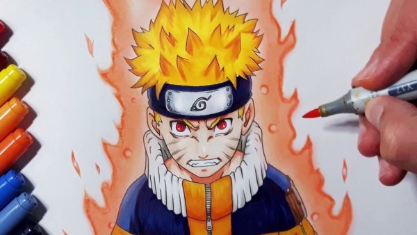 Какаси Хатакэ рисунок