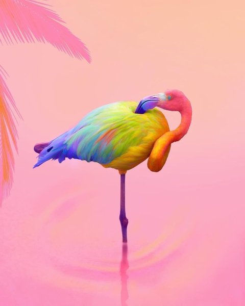 Абстракция с животными