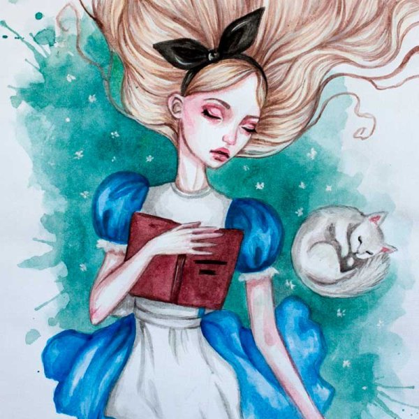 Алиса в стране чудес рисунки