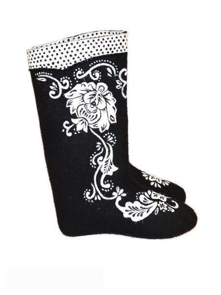 Декорированные валенки