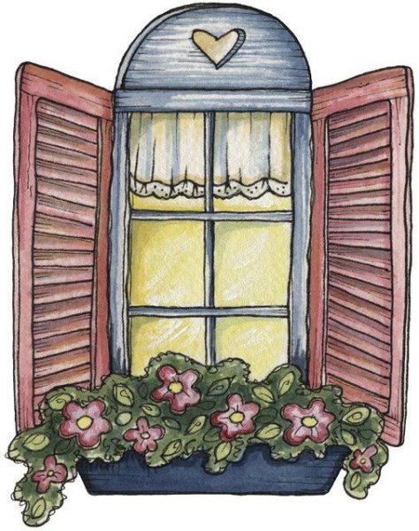 Окно сказочного домика