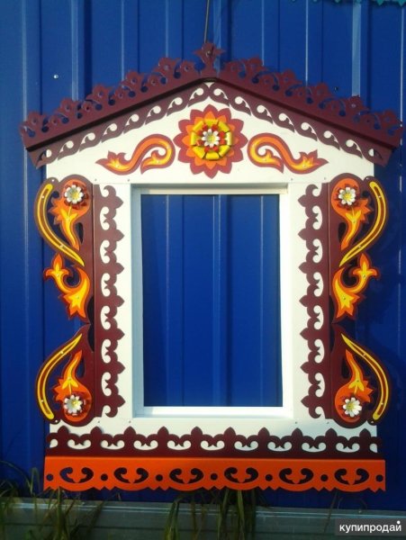 Расписные наличники на окна
