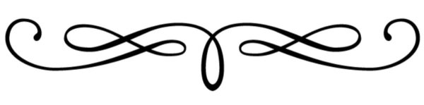 Завитушка в конце страницы