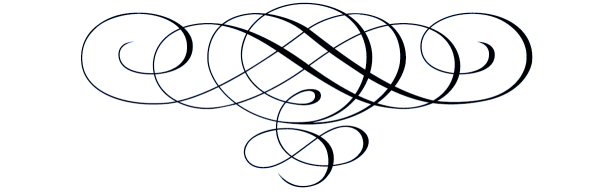 Завитушка в конце текста