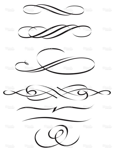 Копперплейт вензеля