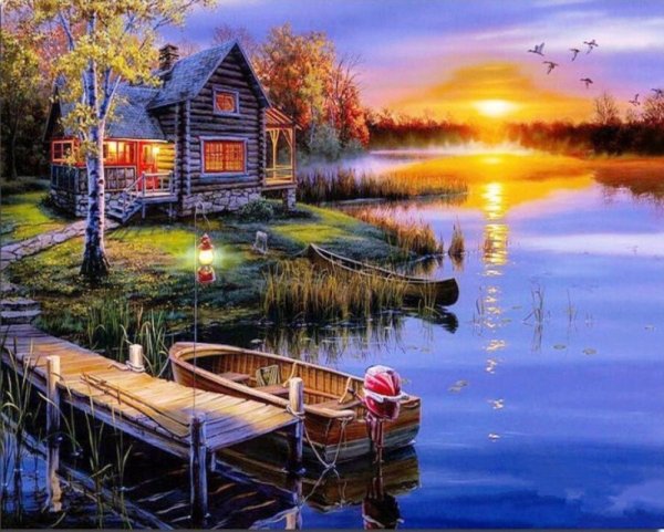 Даррелл Буш картины заката