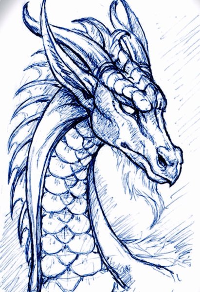 Идеи для рисунков драконы