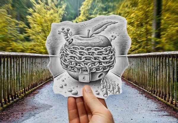 Рисунки в реальной жизни