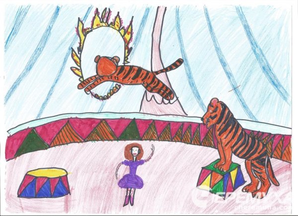 Рисунок на тему цирк