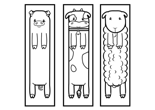 Закладки раскраски