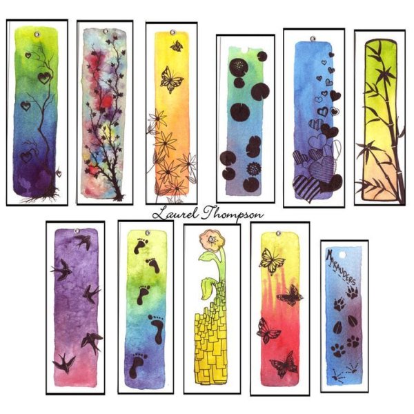 Рисунки для закладок для книг