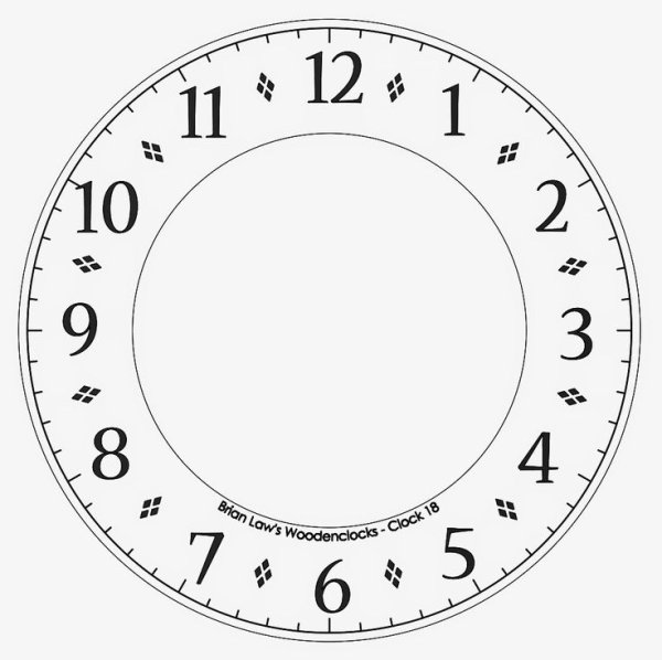 Циферблат для распечатки