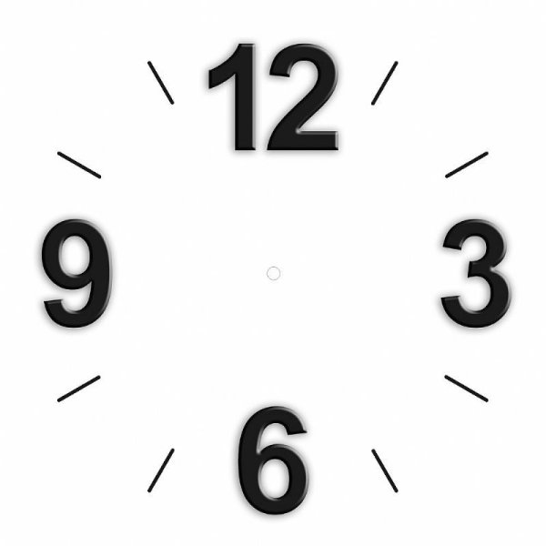 Цифры для циферблата