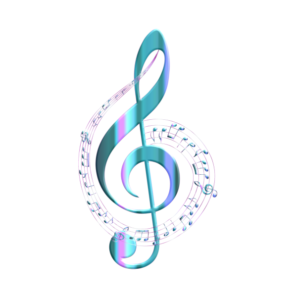 Стилизованный скрипичный ключ