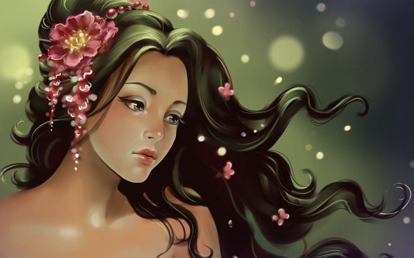 Девушка рисунок