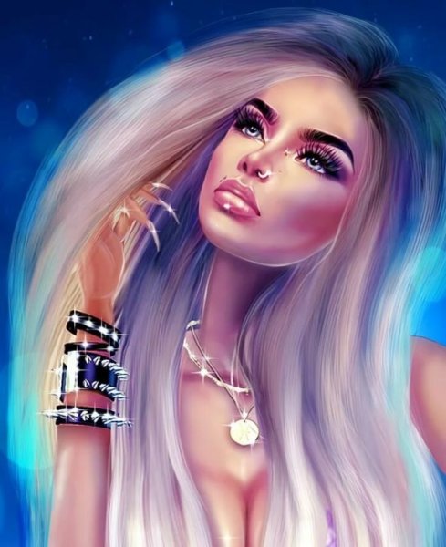 Девушка рисунок