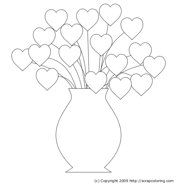 Рисунок из цветов