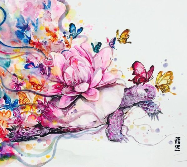 Акварельные рисунки