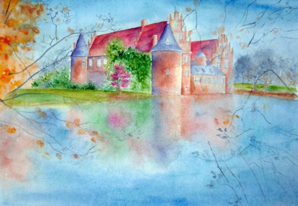 Рисунки акварелью