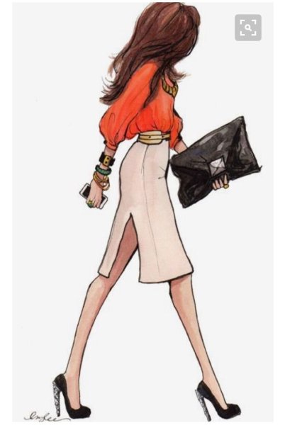 Мультяшные стильные девушки