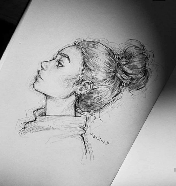 Красивые Наброски карандашом
