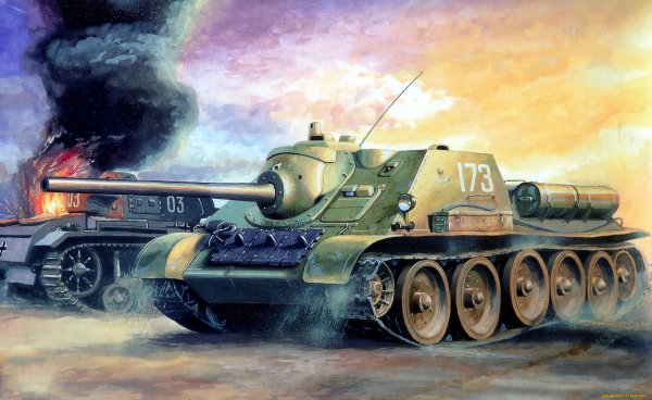 Танки 2 мировой Су 100