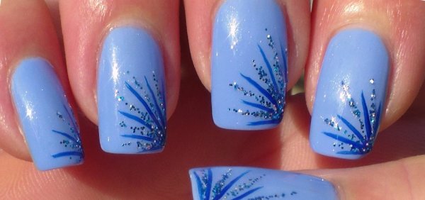 Зимний маникюр