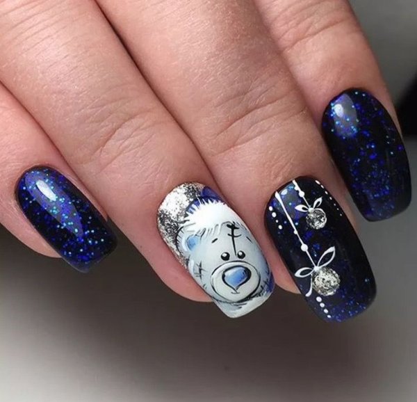 Новогодние ногти