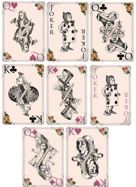 Колода карт из Алисы в стране чудес